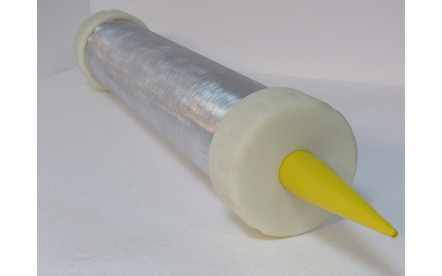 Pneumatinis švirkštas boilių gamybai su antgaliu