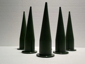 Close-up of dough gun nozzle for precision