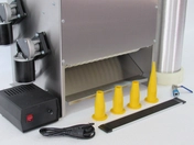 Durable gear motor weighing approximately 3 kg