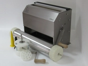 Pneumatic dough gun with nozzle